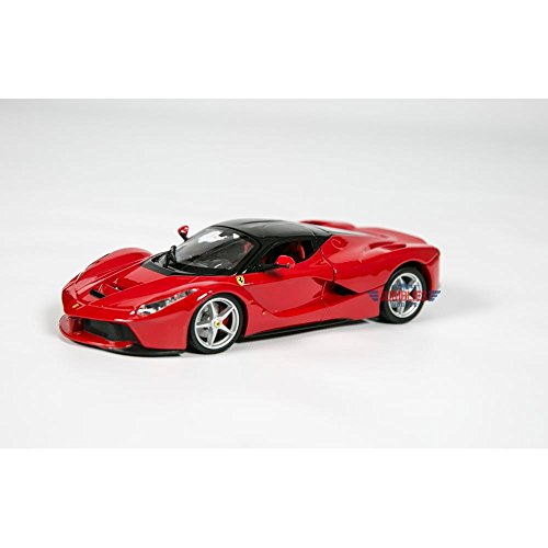 Bburago Ferrari Race and Play LaFerrari 1/24 Scale Diecast Model Vehicle Red by Burago