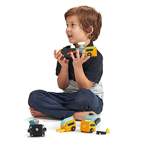 Tender Leaf Toys - Space Race - Mix and Match Space Themed Vehicles Toy Set - Creative Pretend Play for Kids 3+ by Tender Leaf Toys