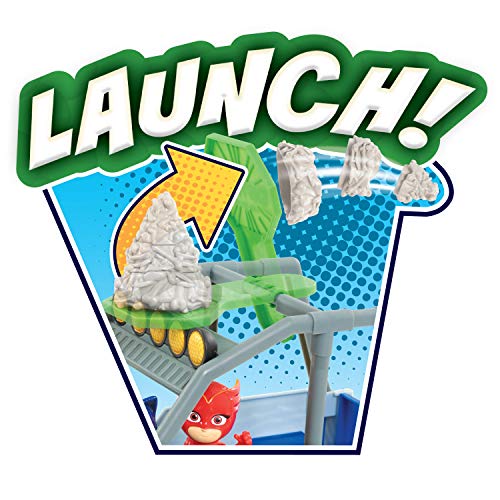 PJ Masks Just Play Dino Trouble Off Roader Rescue Vehicle, Includes Dinosaur and Catboy Figures by Just Play