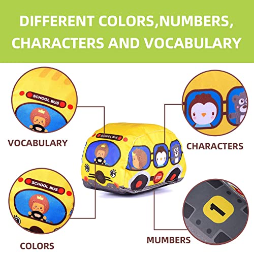 Soft Car Toy for 1 Year Old Boys and Girls(9 Vehicle and A Play Mat/Storage Bag)|Baby Toys 12-18 Months|1 Year Old Boy Birthday Gifts|Baby Toys 6 to 12 Months by Titain Creations