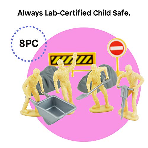 Boley 100-Piece Construction Project and Vehicles Play Set - Variety Pack of Construction Toys Cars Vehicles and Playset Toy Accessories for Boys, Girls, and Toddler Builders by Boley