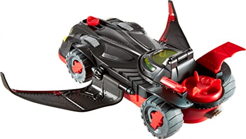 Imaginext DC Super Friends Batman Toy Car, Ninja Armor Batmobile, Transforming Vehicle with Batman Figure & Play Pieces for Preschool Kids from Fisher-Price