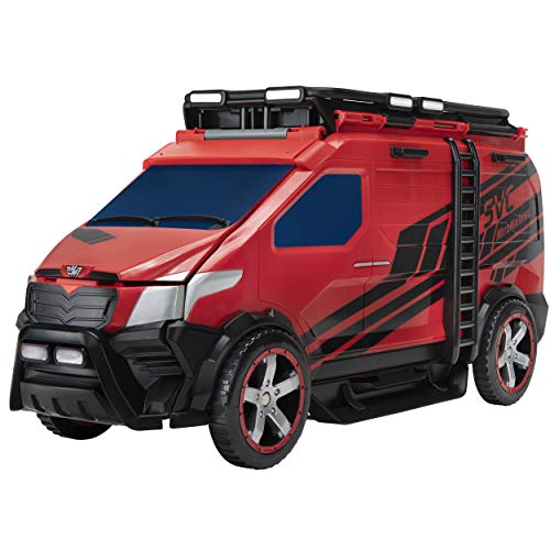 Micro Machines Super Van City Playset - Includes 12 MM Vehicles, Working Bridge, Construction Site, High Rise Building, Drag Strip, Ramps - Collect Them All by Jazwares, LLC