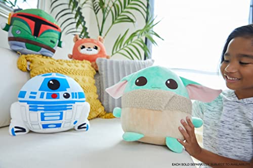 Star Wars Cuutopia 10-inch Grogu Plush, Soft Rounded Pillow Doll Inspired The Mandalorian âThe Childâ Character, Collectible Gift for Kids & Fans Ages 3 Years Old & Up by Mattel