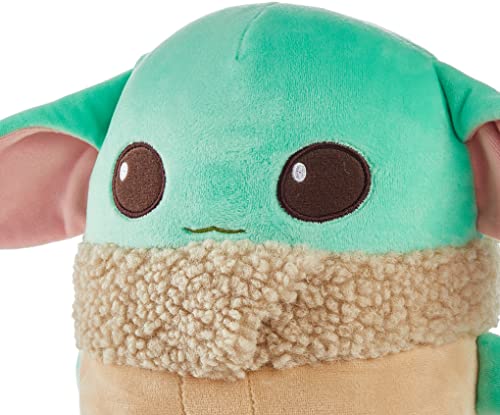 Star Wars Cuutopia 10-inch Grogu Plush, Soft Rounded Pillow Doll Inspired The Mandalorian âThe Childâ Character, Collectible Gift for Kids & Fans Ages 3 Years Old & Up by Mattel
