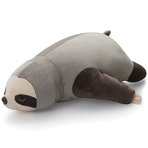 Niuniu Daddy 18â Sloth Stuffed Animal Large Not Weighted - Cute Plushies for Kids, Teens - Kawaii Sloth Plush - Squishy Soft Hugging Body Pillow - Gift for Birthday, Christmas - Machine Washable from Manufacturer Hangzhou Tianqu Trade Co.,Ltd