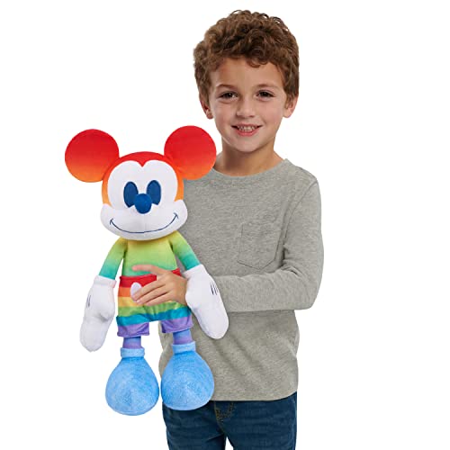 Just Play Disney Pride Large Plush â Mickey Mouse,, Kids Toys for Ages 2 Up, Amazon Exclusive from Just Play