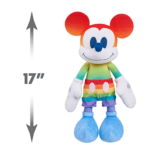 Just Play Disney Pride Large Plush â Mickey Mouse,, Kids Toys for Ages 2 Up, Amazon Exclusive from Just Play