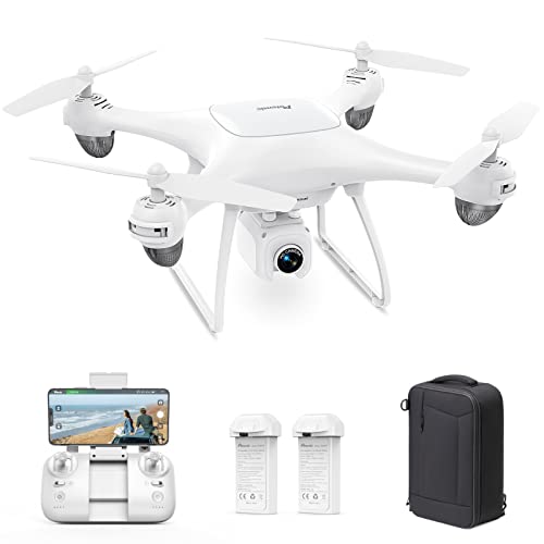 Potensic Upgraded P5 Drone with 2.7K Camera for Adults and Beginners, FPV Quadcopter Helicopter with Gravity Sensor, Trajectory Flight and 3D Flip, Altitude Hold, Headless Mode, 40 Mins Flight Time from Potensic