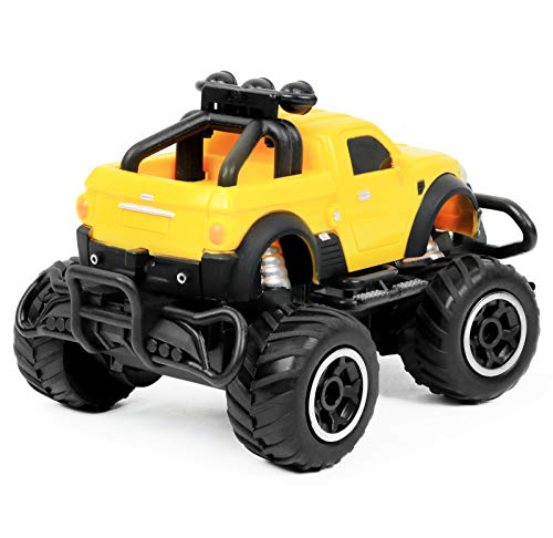 Click N' Play Remote Control Car, Mini Pickup Truck, Rock Crawler Radio Control Vehicle, Brown/a by Click N' Play