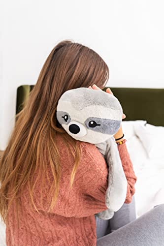 Hugimals Weighted Stuffed Animal for Kids and Adults to Lower Stress - Sam Soothing Plush Sloth from Hugimals