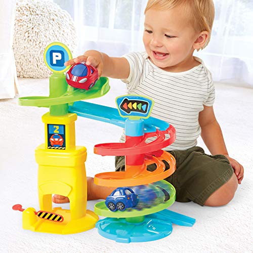 Kidoozie Park ân Roll Garage, Toy Playset with Vehicles for Toddlers 18 Months and Older (G02614) from Epoch Everlasting Play LLC