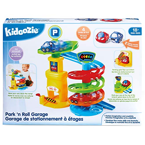 Kidoozie Park ân Roll Garage, Toy Playset with Vehicles for Toddlers 18 Months and Older (G02614) from Epoch Everlasting Play LLC