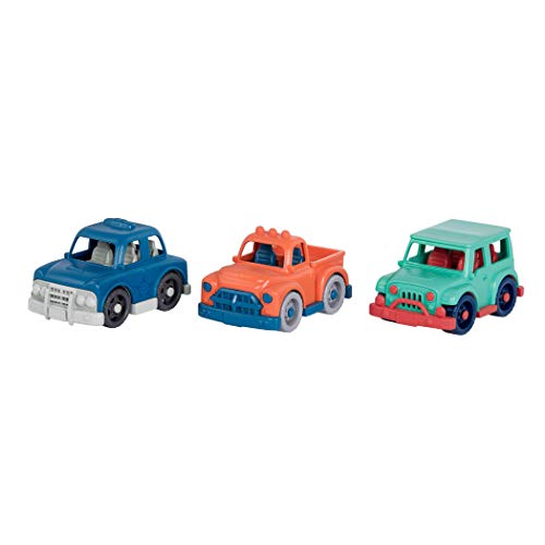 Wonder Wheels by Battat â Toy Cars â Set of 6 Mini Vehicles â Racer, Pick-Up Truck, Police Car, Taxi, Retro Car, 4x4 â Cars for Toddlers, Kids â 1 Year +, Multicolor (VE1037Z) from Branford Ltd.