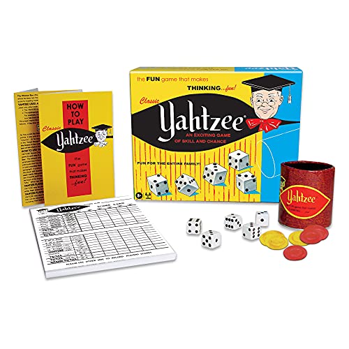 Classic Yahtzee, An Exciting Game Of Skill And Chance for age 8 and up from Rejects from Studios