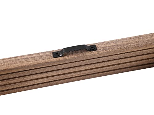 Family Handprint Kit, DIY Craft Keepsake Wooden Frame, Endless Gift Set, Non-Toxic Paints, Transparent Sheets (Brown) by CHEERY CHEERS