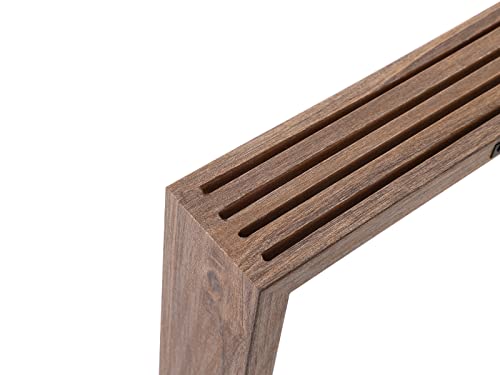 Family Handprint Kit, DIY Craft Keepsake Wooden Frame, Endless Gift Set, Non-Toxic Paints, Transparent Sheets (Brown) by CHEERY CHEERS