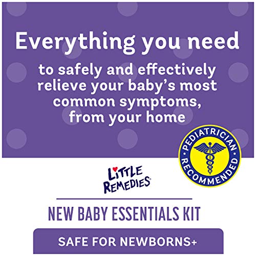 Little Remedies New Baby Essentials Kit, 6 Piece Kit for Baby's Nose and Tummy by Prestige Consumer Healthcare
