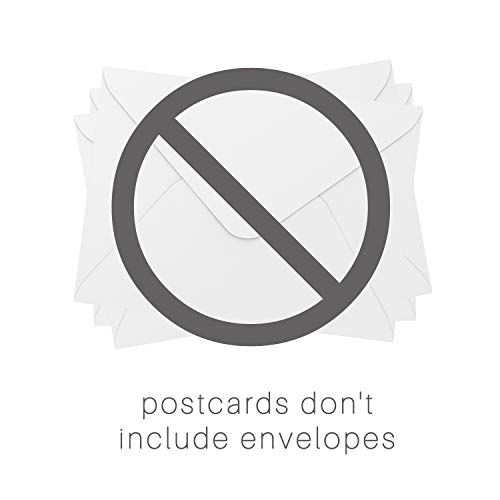 Nautical Baby Shower Postcard Thank You (15 Pack) Cards Only - Eco-Friendly - Ahoy Anchors Away - Boys Party Supplies - Navy and White from Paper Clever Party