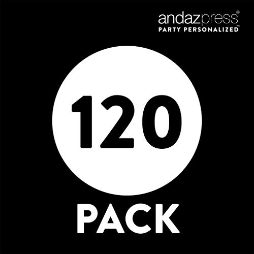 Andaz Press Save The Date Sticker Labels, Calligraphy Design, 2 inch Round Save The Date Seals for Wedding Invitations, Envelope Seals, Envelope Sticker Labels for Wedding Stationery, 120-Pack from Andaz Press