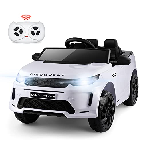 TEOAYEAH 12V Lithium Battery Powered Licensed Land-Rover Electric Car for Kids, Longer Playtime, Parent Remote Control Ride on Car, Wireless Music, Luxury Ride on Toys from TEOAYEAH