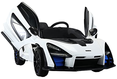 Track Seven 12V Kids Electric Ride On Car,McLaren Electric Car for Kids,12V Ride On Toys Car,Battery Powered Electric Vehicles,Remote Control,USB,Kids Motorized Vehicles,Toddler Car by Track Seven