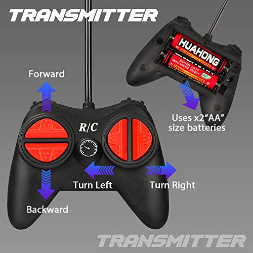 Remote Control Car for Kids - Durable Non-Slip Off-Road Shockproof High Speed RC Racing Car - All Terrain Eletronic RC Car Toy Gifts for 3 4 5 6 7 8 Year Old Boys Girls Teens (Dark Blue) from GaHoo