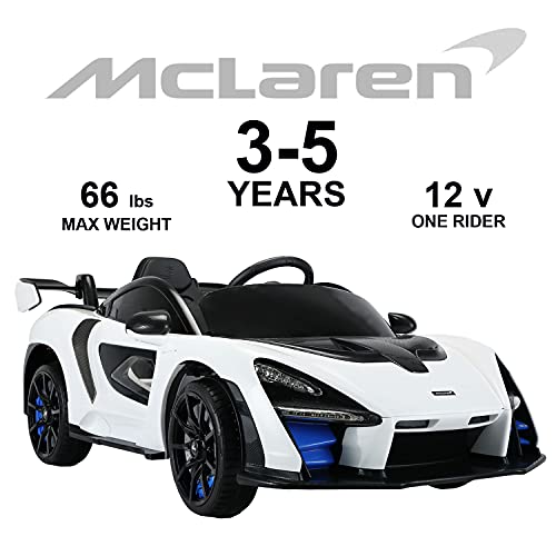Track Seven 12V Kids Electric Ride On Car,McLaren Electric Car for Kids,12V Ride On Toys Car,Battery Powered Electric Vehicles,Remote Control,USB,Kids Motorized Vehicles,Toddler Car by Track Seven