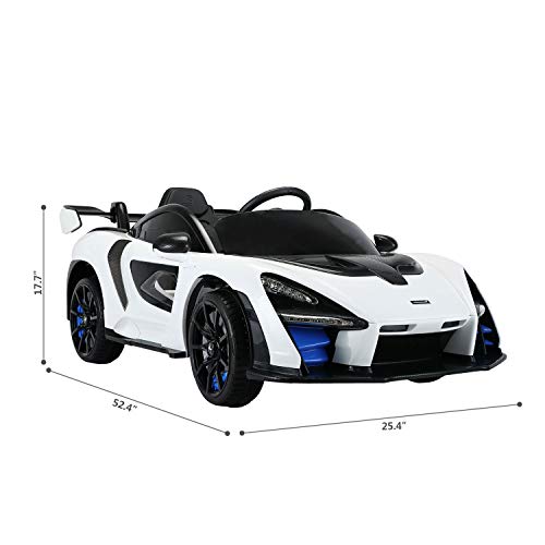 Track Seven 12V Kids Electric Ride On Car,McLaren Electric Car for Kids,12V Ride On Toys Car,Battery Powered Electric Vehicles,Remote Control,USB,Kids Motorized Vehicles,Toddler Car by Track Seven