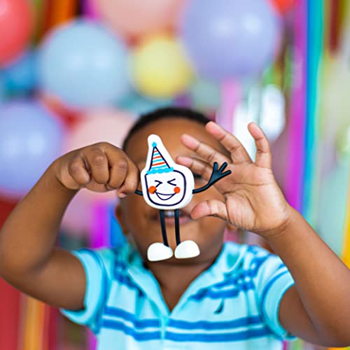 Glo Pals Party Pal Water-Activated Bath Toy with 6 Reusable Light-Up Cubes for Sensory Play from Glo Pals