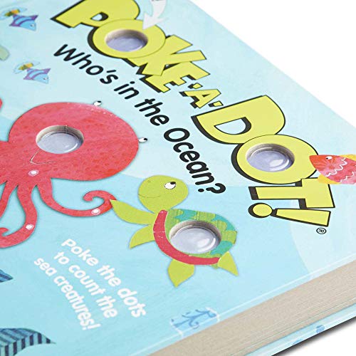 Melissa & Doug Children's Book - Poke-a-Dot: Whoâs in the Ocean (Board Book with Buttons to Pop) by Melissa & Doug