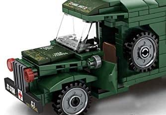 General Jim's Army Toys - Building Blocks - Army Ambulance Building Blocks Toy Play Set Military Vehicle Toys for Adults and Children by General Jim's