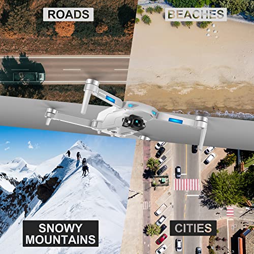 HHD Drones with Camera for Adults 4k, Easy GPS Quadcopter for Beginner with 40 mins Flight Time, 5G FPV Transmission, Auto Return Home, Follow Me, 2 Batteries from HHD