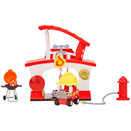 Letâs Go Cozy Coupeâ¢ Fire Station Playset with Fire Truck Mini Push and Play Vehicle for Tabletop or Floor Push Play Car Fun for Toddlers, Boys, Girls 3+ Years from MGA Entertainment