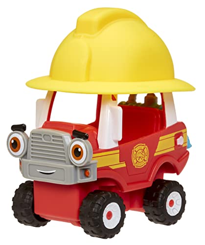 Letâs Go Cozy Coupeâ¢ Fire Station Playset with Fire Truck Mini Push and Play Vehicle for Tabletop or Floor Push Play Car Fun for Toddlers, Boys, Girls 3+ Years from MGA Entertainment