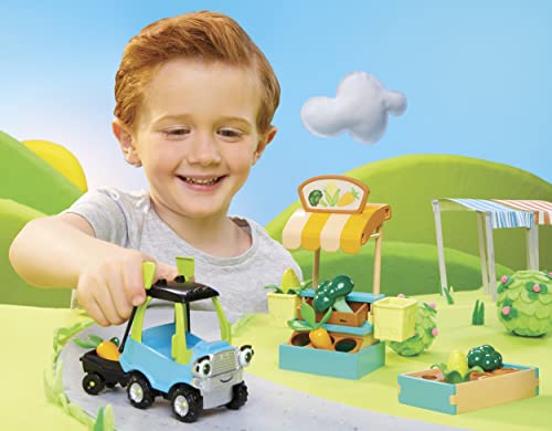 Little Tikes Letâs Go Cozy Coupe Farmers Market Playset with Push and Play Vehicle for Tabletop or Floor Car Fun for Toddlers, Boys, Girls 3+ Years by MGA Entertainment