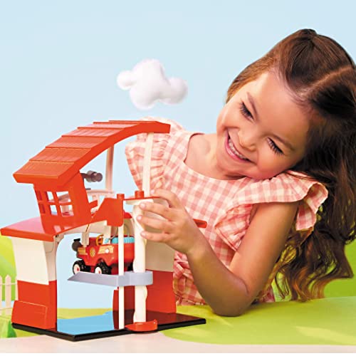 Letâs Go Cozy Coupeâ¢ Fire Station Playset with Fire Truck Mini Push and Play Vehicle for Tabletop or Floor Push Play Car Fun for Toddlers, Boys, Girls 3+ Years from MGA Entertainment