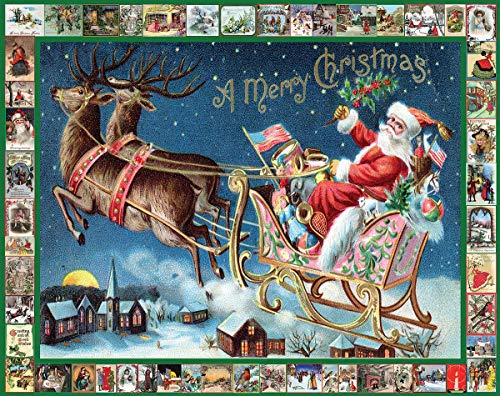 White Mountain Santaâs Sleigh - 1000 Piece Jigsaw Puzzle by White Mountain Puzzles, Inc.