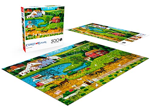 Buffalo Games - Charles Wysocki - Jolly Hill Farms - 500 Piece Jigsaw Puzzle from Buffalo Games