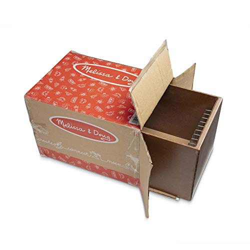 Melissa & Doug Natural Wood Puzzle Storage Case (Holds 12 Puzzles) - Wooden Puzzle Rack Organizer by Melissa & Doug