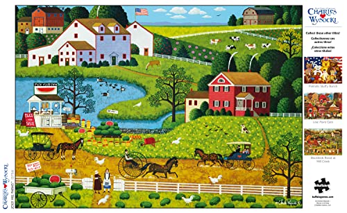 Buffalo Games - Charles Wysocki - Jolly Hill Farms - 500 Piece Jigsaw Puzzle from Buffalo Games