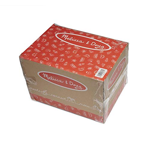 Melissa & Doug Natural Wood Puzzle Storage Case (Holds 12 Puzzles) - Wooden Puzzle Rack Organizer by Melissa & Doug