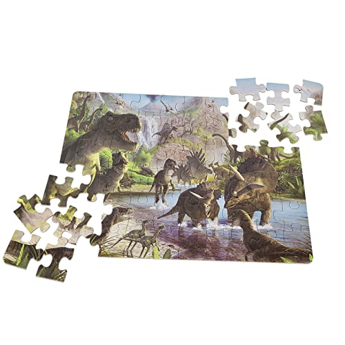 SiTimmGer Dinosaur Puzzles for Kids Ages 4-8, 60pcs Jigsaw Puzzle for Toddlers 4-5 Year Old, Educational Puzzles Games for 6-8-10 Boys and Girls, Gift for Children by Toreta
