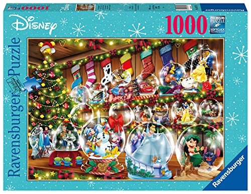 Ravensburger Disney Snow Globes 1000 Piece Jigsaw Puzzle for Adults - 16772 - Every Piece is Unique, Softclick Technology Means Pieces Fit Together Perfectly by Ravensburger