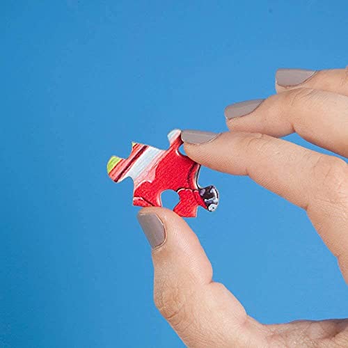 Bits and Pieces - 500 Piece Jigsaw Puzzle for Adults - 'Three Gnomes' Large Piece Christmas Winter Jigsaw by Artist Makiko - 18" x 24" by Melville Direct