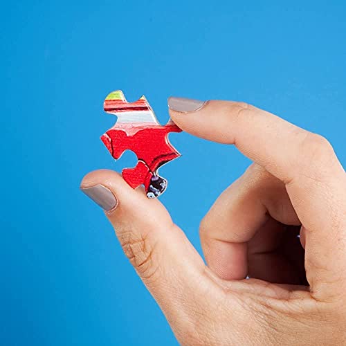 Bits and Pieces - 500 Piece Jigsaw Puzzle for Adults - 'Three Gnomes' Large Piece Christmas Winter Jigsaw by Artist Makiko - 18" x 24" by Melville Direct