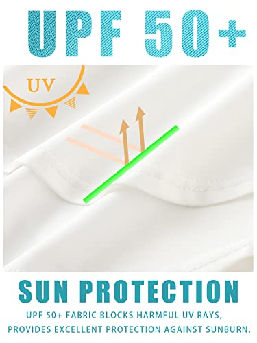 MERIABNY Girls Tennis Skirt Performance Athletic Skirts 6 7 Years White Active Golf Skort Sports Clothing with Mesh Shorts by 