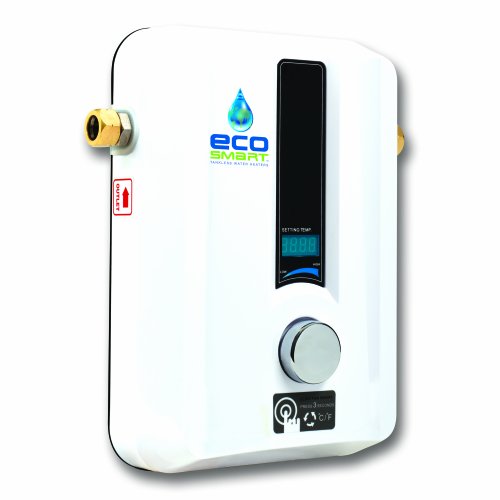 EcoSmart ECO 11 Electric Tankless Water Heater, 13KW at 240 Volts with Patented Self Modulating Technology from Ecosmart