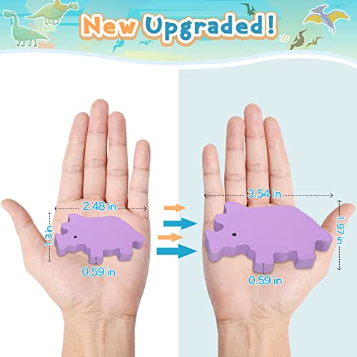 Montessori Toys for 1 2 3 4 Year Old Girls Boys, Stacking Dinosaur Toys for Kids 3-5 5-7, Educational Learning Toys for Toddlers 1-3 Boy Christmas Birthday Gifts for 2-5 Year Old Girls Toys Age 6-8 by HahaGift