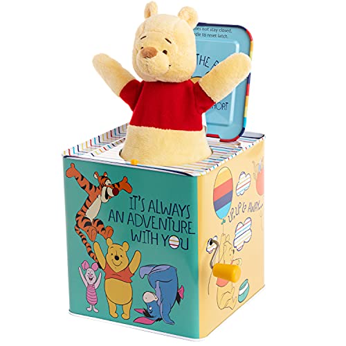KIDS PREFERRED Disney Baby Winnie The Pooh Jack-in-The-Box - Musical Toy for Babies Multi ,6.5" from Kids Preferred
